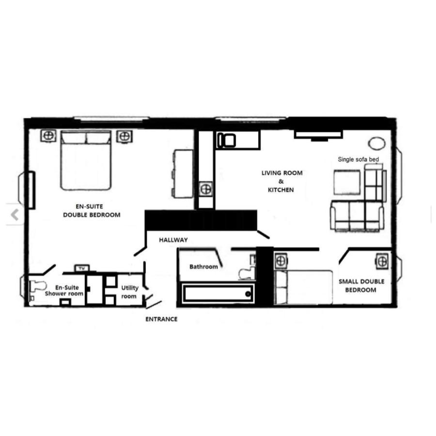 Glasgow City Centre Apartment Exteriér fotografie